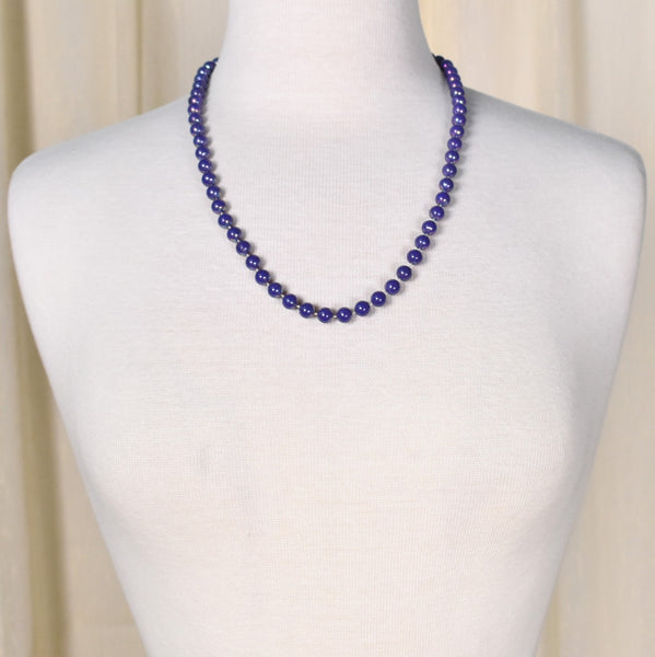 Purple Bead Necklace