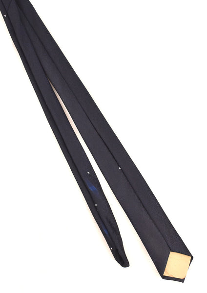 NOS 1960s Navy Subtle Curves Tie