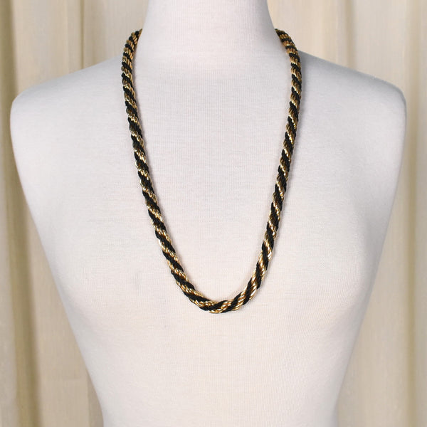 Chunky Twisted Rope Necklace