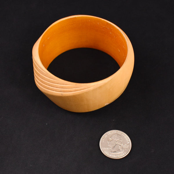 Teak Wood Bangle Bracelet