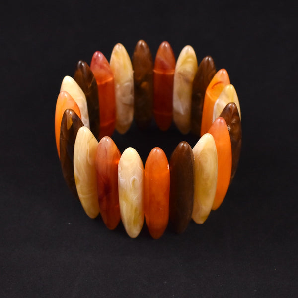 Elastic Plastic Tiki Bracelet