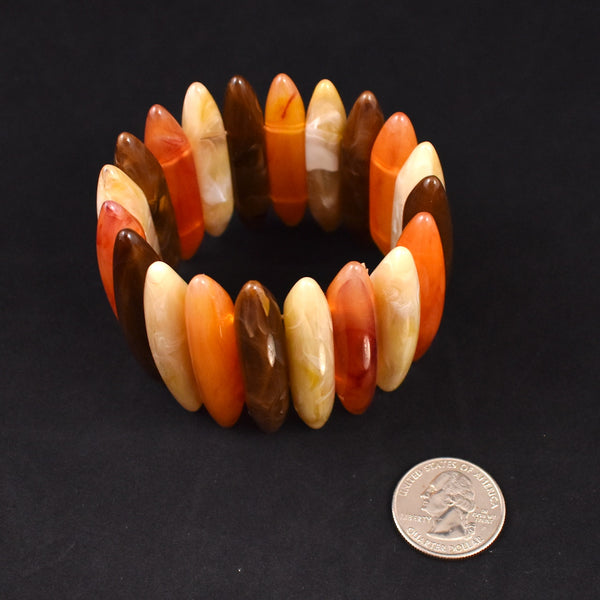 Elastic Plastic Tiki Bracelet