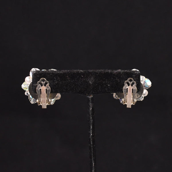 Aurora Borealis Sparkly Cluster Earrings