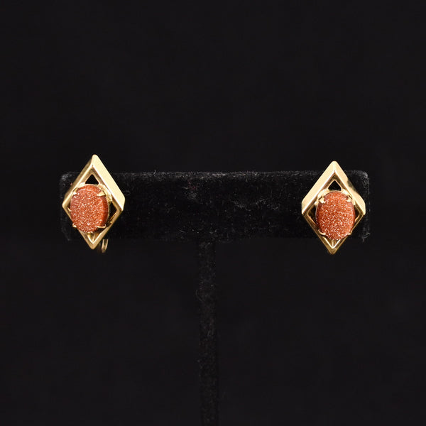 Sparkly Goldstone Earrings