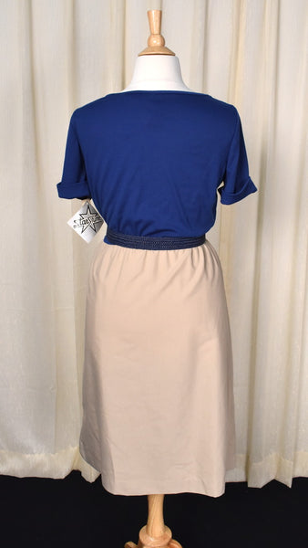 NWT 1970s Casual Nautical Dress