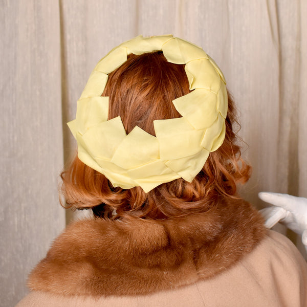 1960s Yellow Pointed Crown Hat