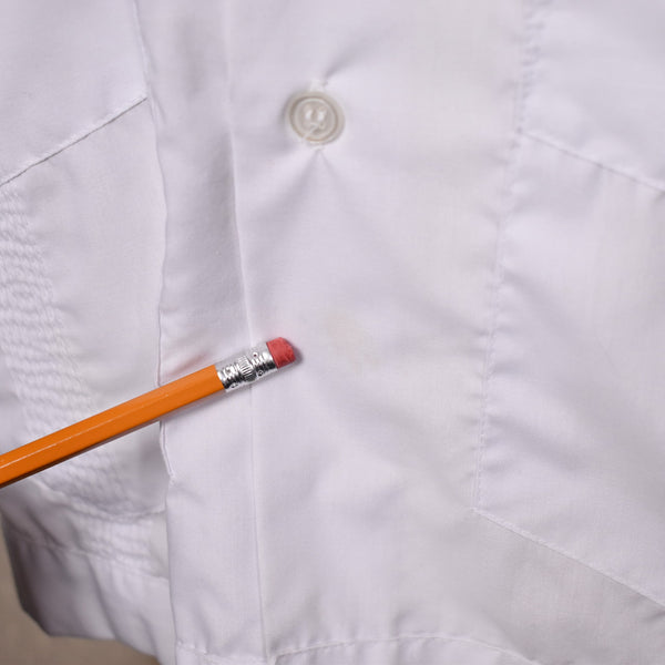 1970s White Guayabera Shirt