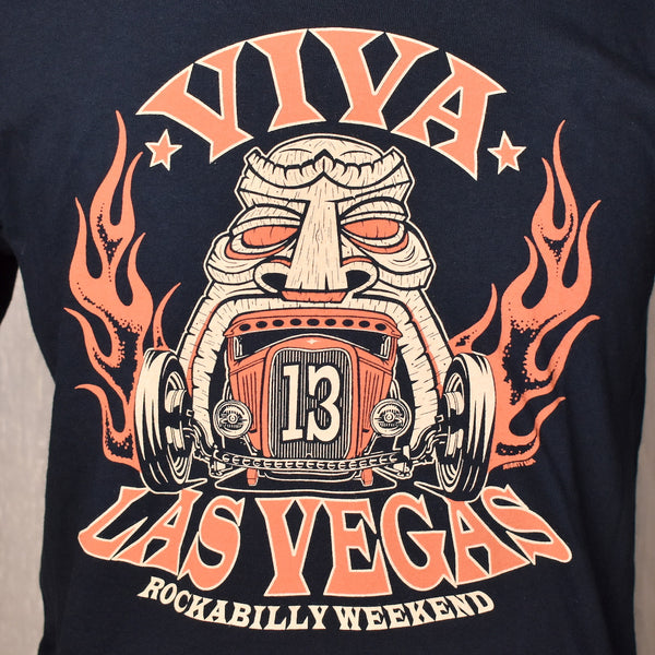 Viva Las Vegas Rockabilly Weekender 13 Tiki Hot Rod T Shirt
