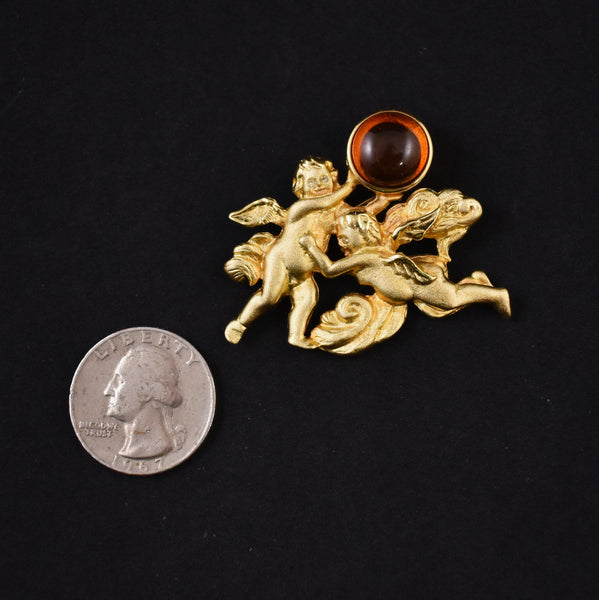 Louis Stern Cherub Brooch
