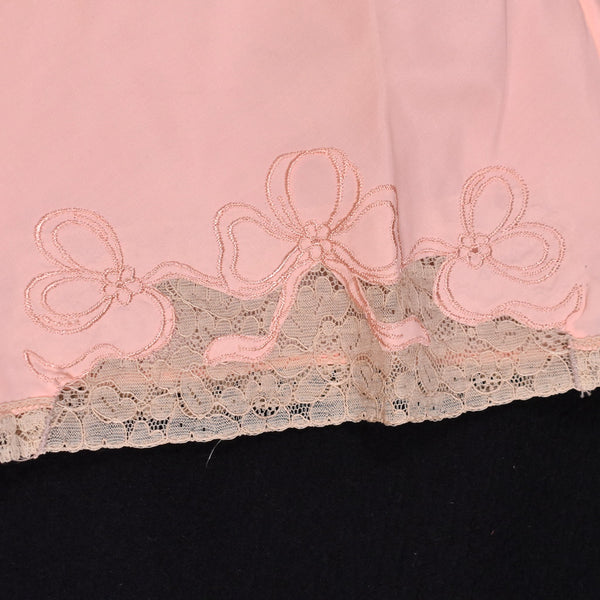 NWOT 1930s Peach Lace Tap Slip Shorts
