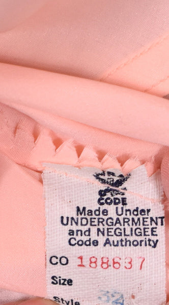 NWOT 1930s Peach Lace Tap Slip Shorts