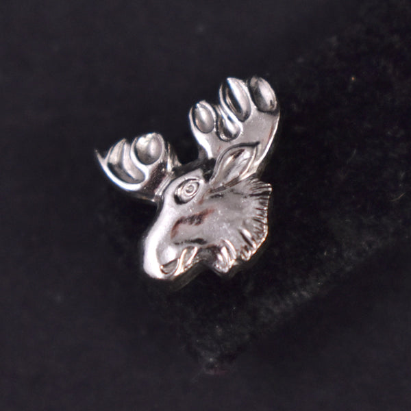 Tiny Moose Lapel Tack Scatter Pins