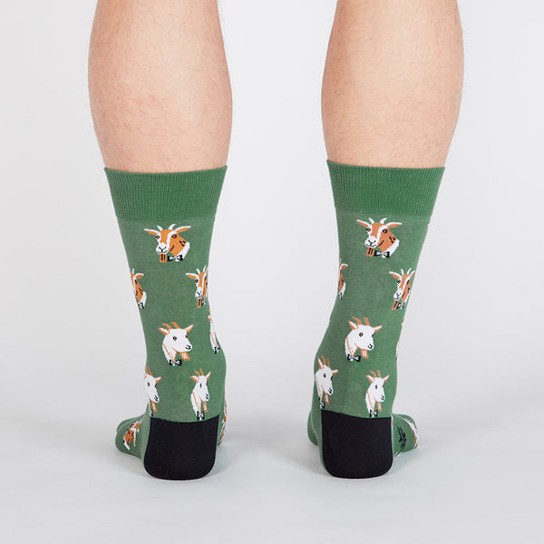 Dapper Goats Crew Socks Cats Like Us