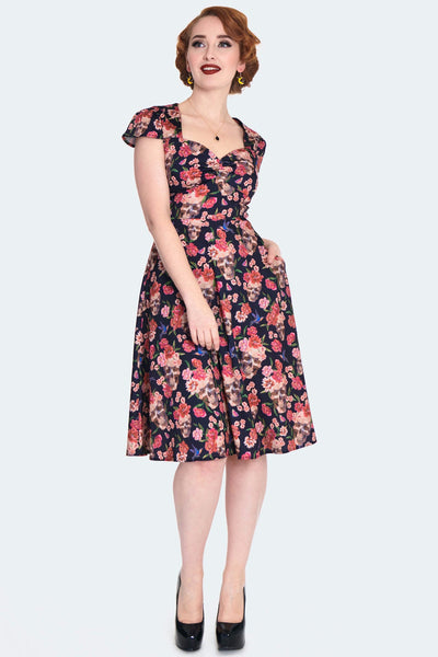 Day of the Dead Skull Dress Cats Like Us