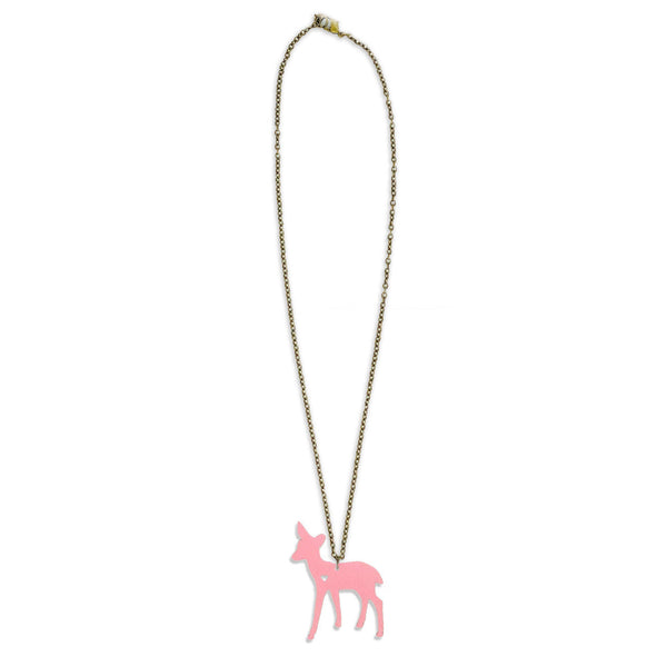 Dear Deer Heart Necklace Cats Like Us