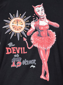 Devil at 13 O'Clock T Shirt Cats Like Us