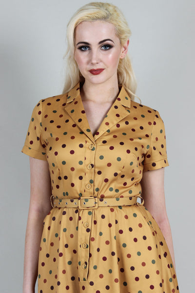 Diana Polka Dot Shirt Dress Cats Like Us