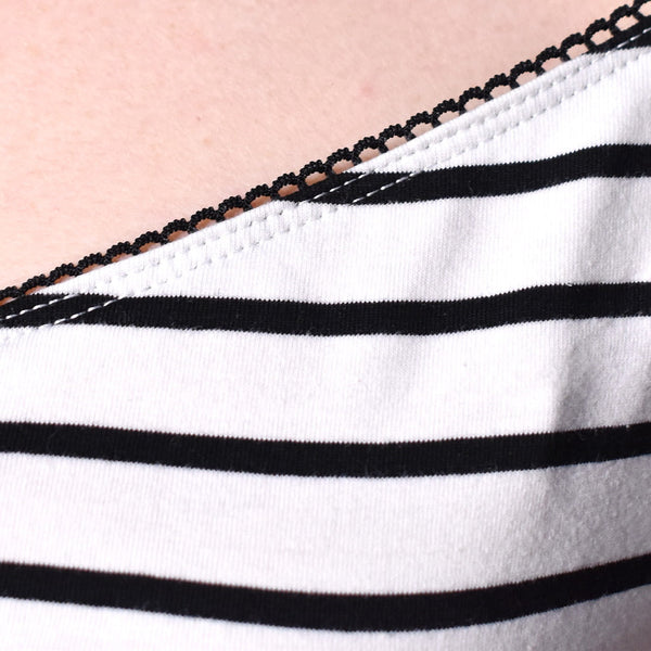 Dolly Striped Tie Top Cats Like Us