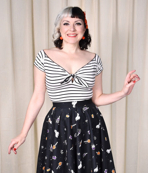 Dolly Striped Tie Top Cats Like Us