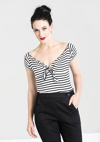 Dolly Striped Tie Top Cats Like Us