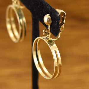 Double Ring Hoop Earrings Cats Like Us