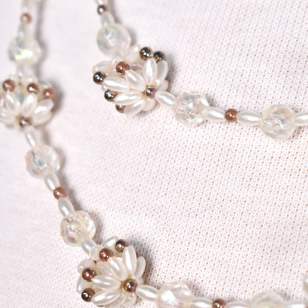 Double Seed Pearl Vintage Necklace Cats Like Us