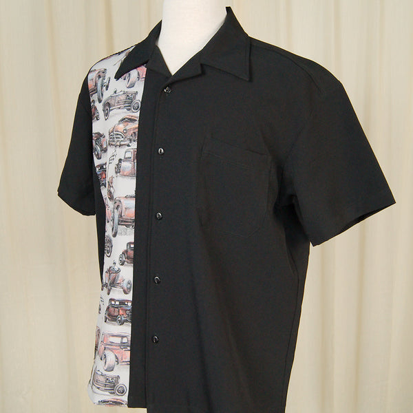 Drag Strip Bowling Shirt Cats Like Us