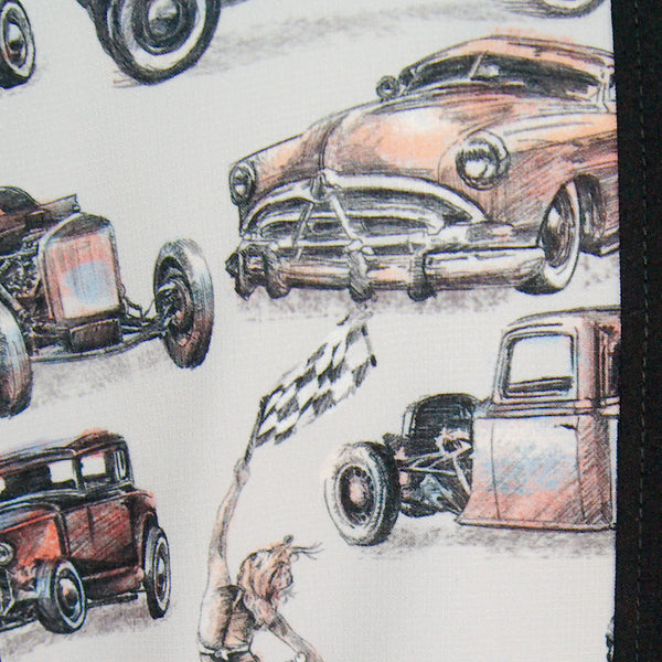 Drag Strip Bowling Shirt Cats Like Us