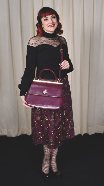 Eggplant Twist Handbag Cats Like Us