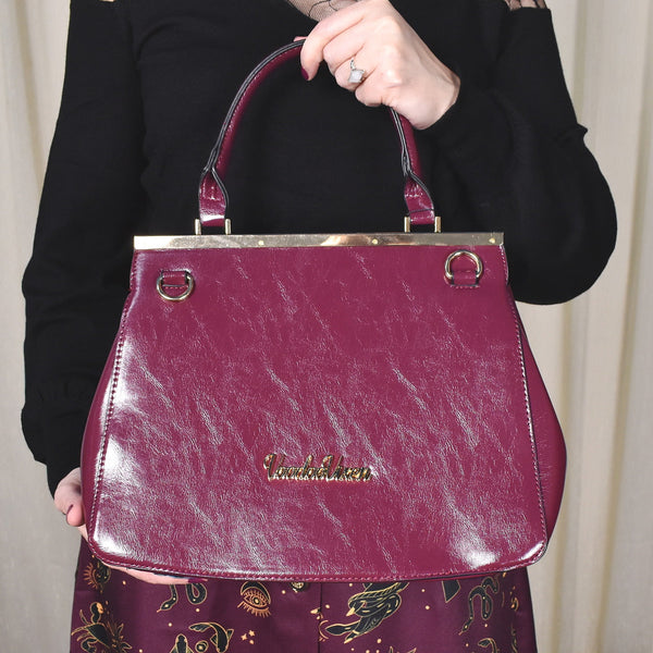 Eggplant Twist Handbag Cats Like Us