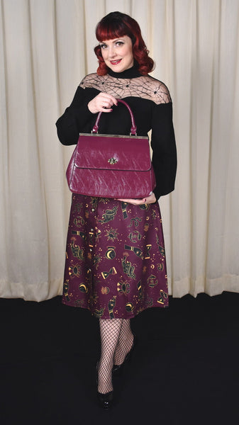 Eggplant Twist Handbag Cats Like Us