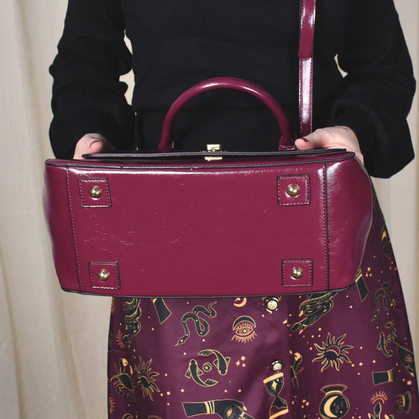 Eggplant Twist Handbag Cats Like Us