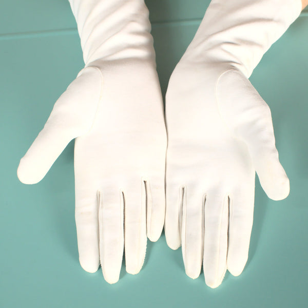 Emb Pink Flower Gloves Cats Like Us