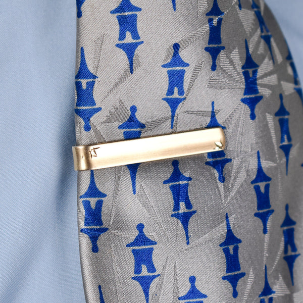 Etched Crown Vintage Tie Bar Cats Like Us