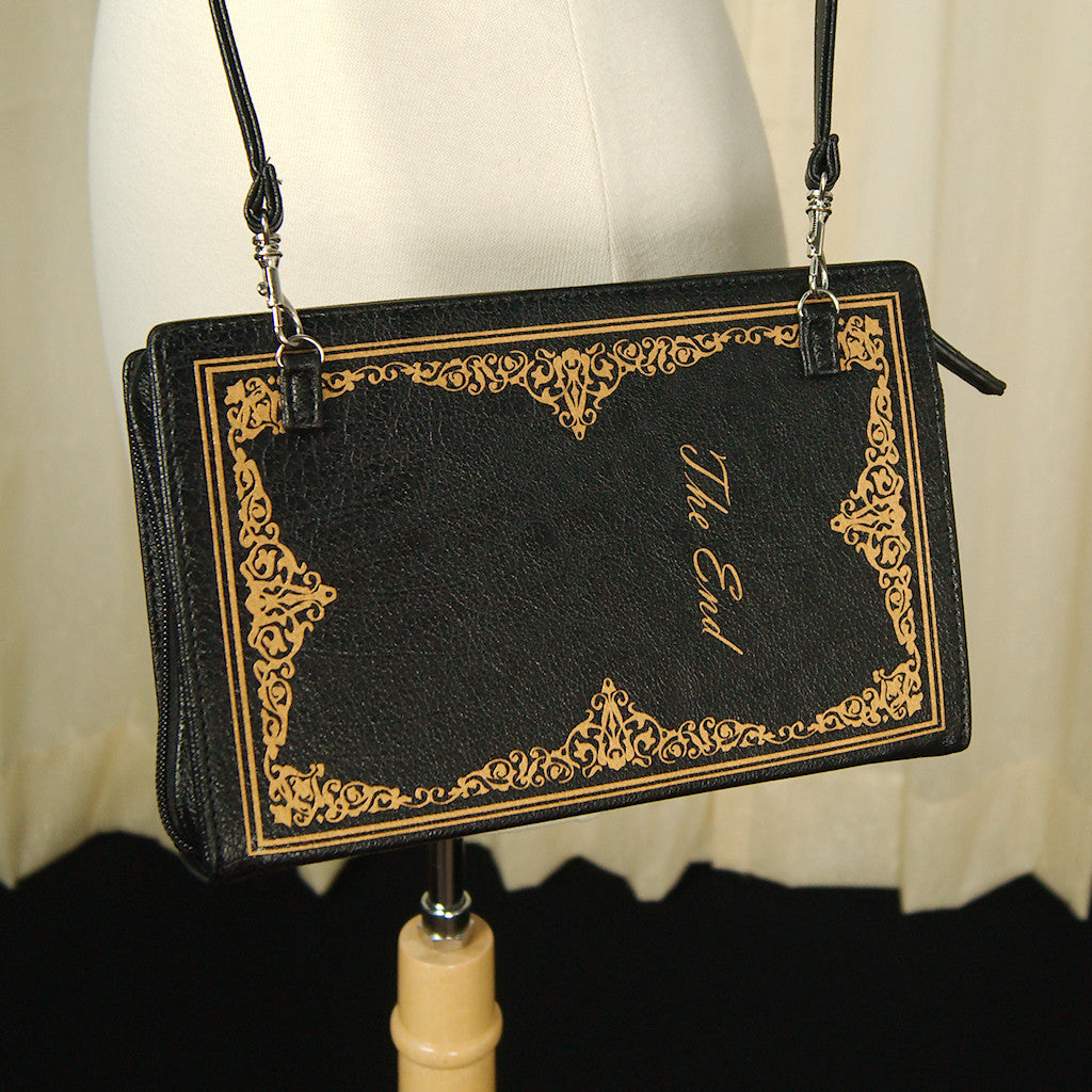 Fairy Tales ポシェット　黒 Fairy Tale Book Crossbody Bag – Cats Like Us