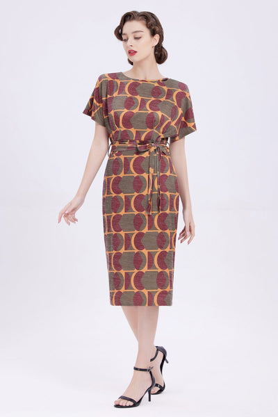 Faith in Deco Pencil Dress Cats Like Us