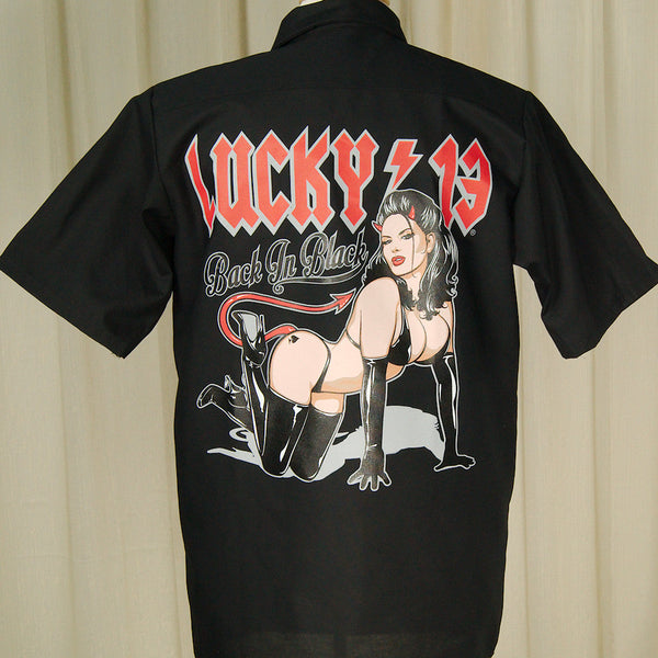 Femme Metale Work Shirt Cats Like Us