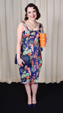 VooDoo Vixen Floral Birds Tiki Dress