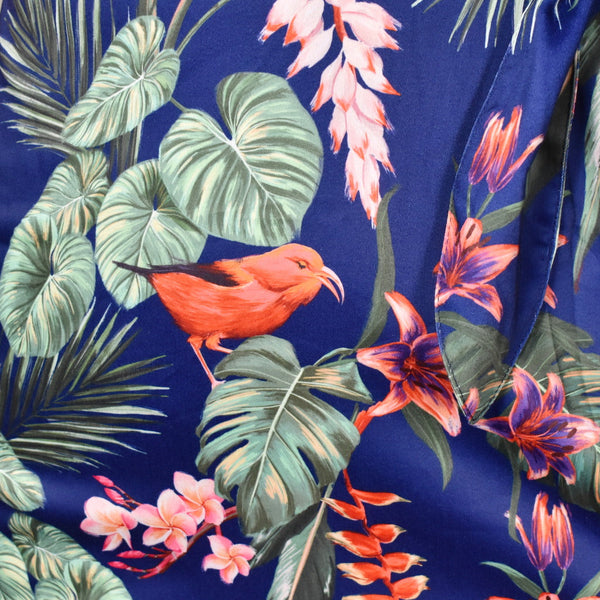 Floral Birds Tiki Dress Cats Like Us