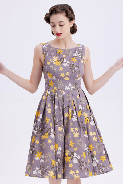 Floral Lily Swing Dress Cats Like Us