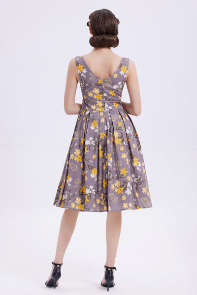 Floral Lily Swing Dress Cats Like Us