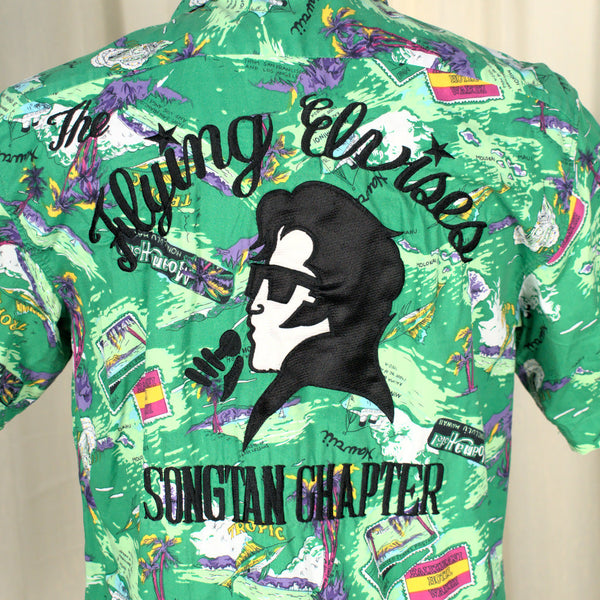 Flying Elvises Hawaiian Shirt Cats Like Us
