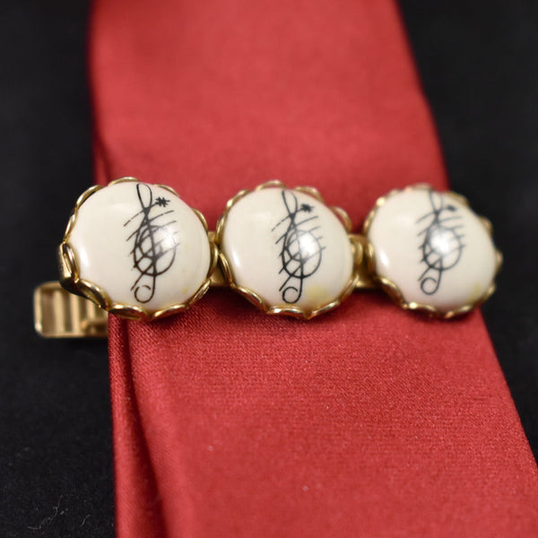 G Clef Music Note Tie Bar Clip Cats Like Us