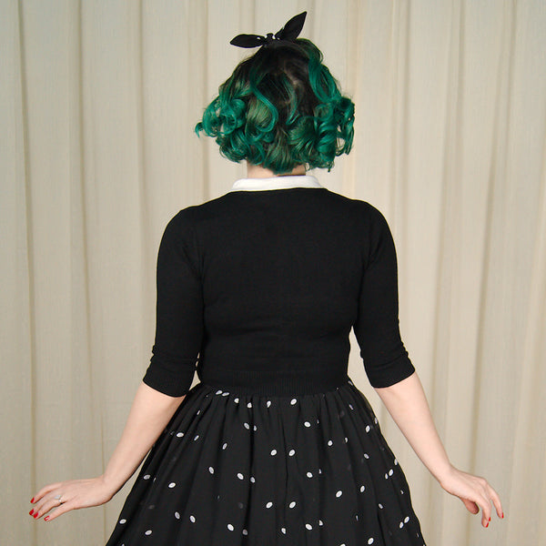 Galaxy Moon Cropped Cardigan Cats Like Us