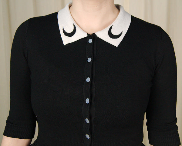 Galaxy Moon Cropped Cardigan Cats Like Us