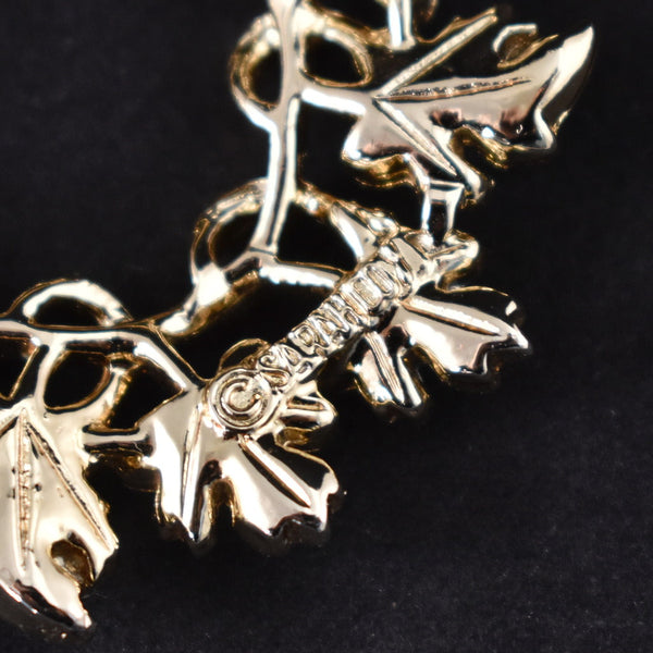 Garland Leaf Vintage Brooch Cats Like Us