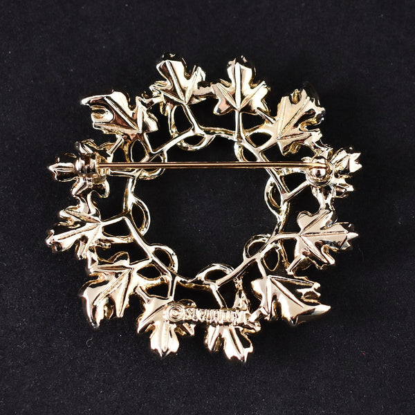 Garland Leaf Vintage Brooch Cats Like Us