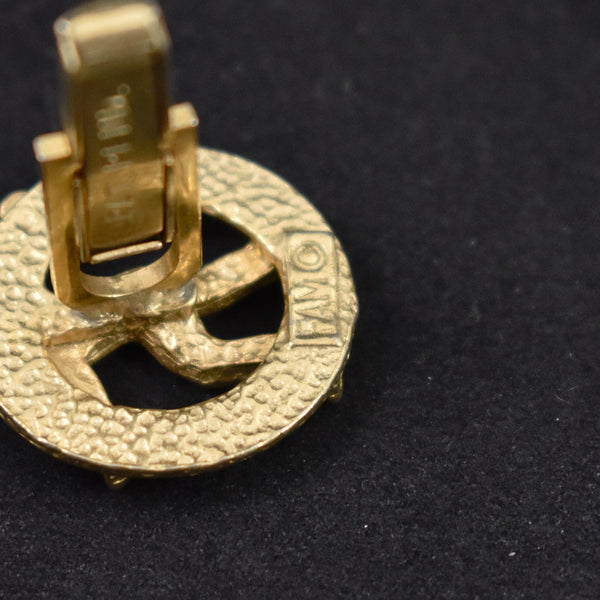 Gold Bowler Vintage Cuff Links Cats Like Us