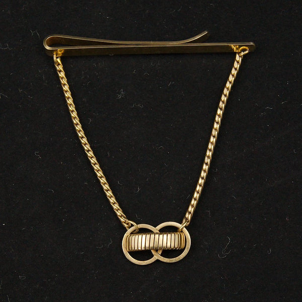 Gold Dangling Tie Bar Cats Like Us