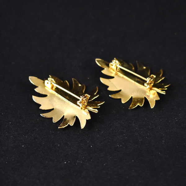 Gold Leaf Vintage Scatter Pins Cats Like Us